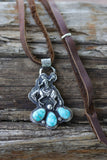 Bronc Buster cluster necklace