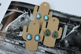 Riata turquoise studs
