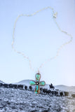 Turquoise Cross necklace