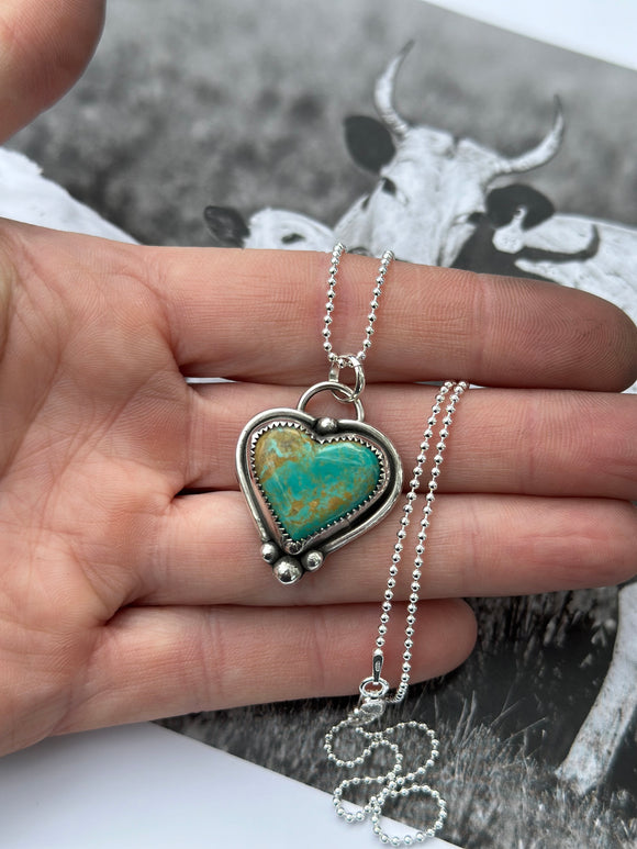 22” heart necklace