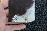 Half daisy studs