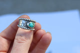 Turquoise cigar Band 7.5