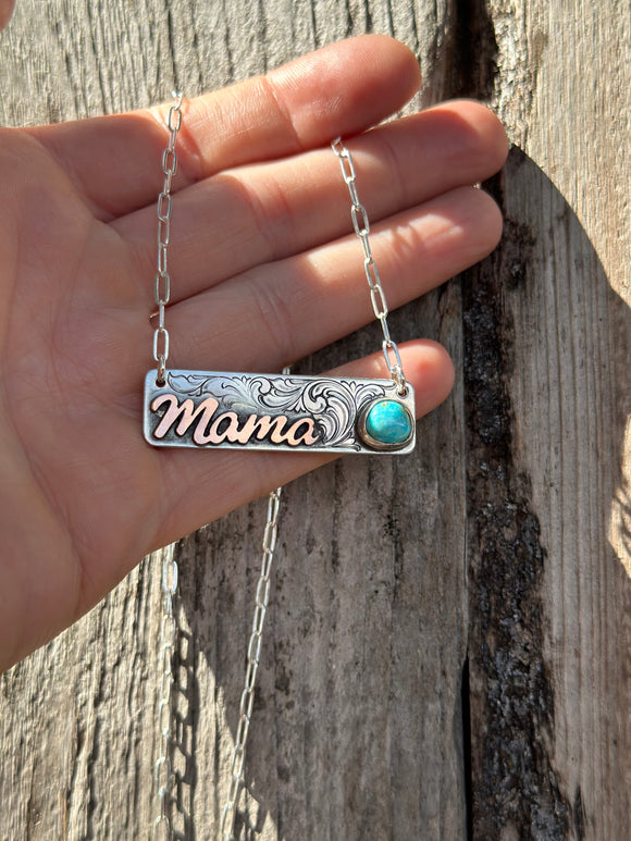 Mama Bar Necklace