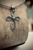 Hammered cross pendant (pendant only)