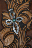Hammered cross pendant (pendant only)