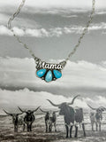 Mama Faceted turquoise necklace