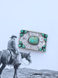 Turquoise Square Buckle