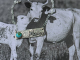 Mama bar necklace
