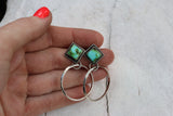 Sonoran diamond Hoops