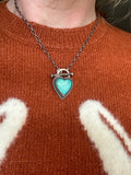 Heart toggle necklaces