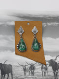 Broken Arrow Turquoise earrings