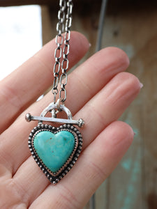 Heart toggle necklaces