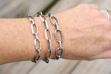 Handmade Chain & Toggle bracelet