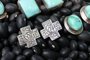 Engraved Southwest studs