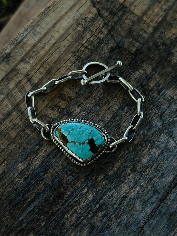 Handmade chain toggle bracelet