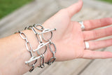Handmade Chain & Toggle bracelet