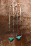 Turquoise Triangle necklace