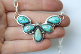 Sierra Bella V cluster necklace