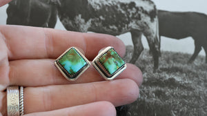 Sonoran Mountain Square Post Earrings