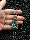 Turquoise Bronc necklace