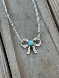 Hammered Bow necklace