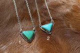 Turquoise Triangle necklace