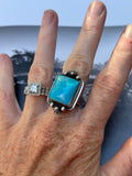 Square Opal ring