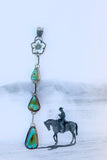 Wildflower and Royston pendant