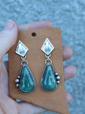 Broken Arrow Turquoise earrings