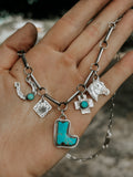 The Cowgirl charm necklace