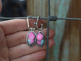 Cotton candy dangle earrings