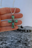 Turquoise Cross necklace