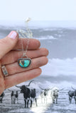 Half Moon turquoise necklace