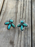 Turquoise hook earrings