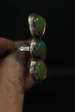 The Tres Turquoise rings