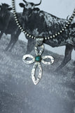 Hammered cross pendant (pendant only)