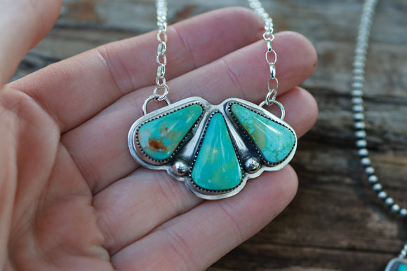 Turquoise Trio necklace