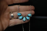 Half Circle Cluster Necklace