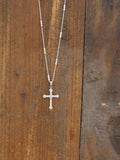 CZ Cross necklace