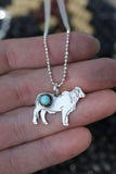 Brahman cow necklace