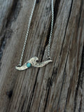 Ocean wave necklace