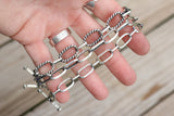 Handmade Chain & Toggle bracelet