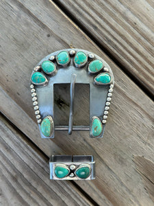 Turquoise Buckle. 1”