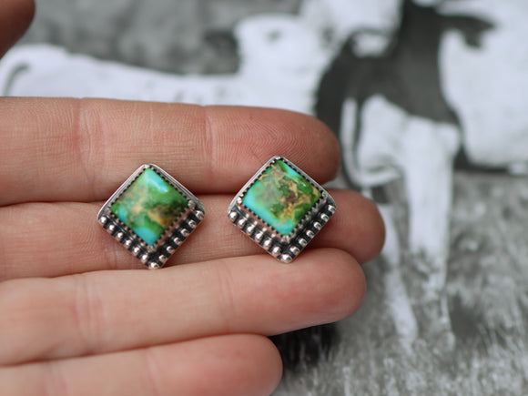 Sonoran square post earrings