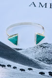 Glacier Blue triangle cuff
