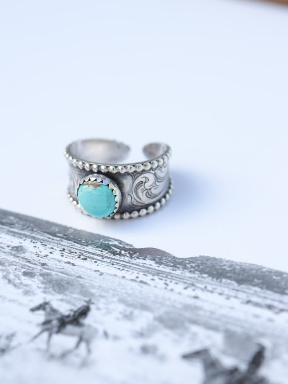Turquoise Cigar ring