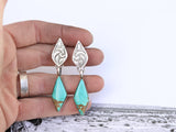 Double Diamond Earrings