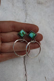 Sonoran diamond Hoops