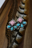 Pink Conch Hook earrings