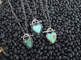 Heart toggle necklaces